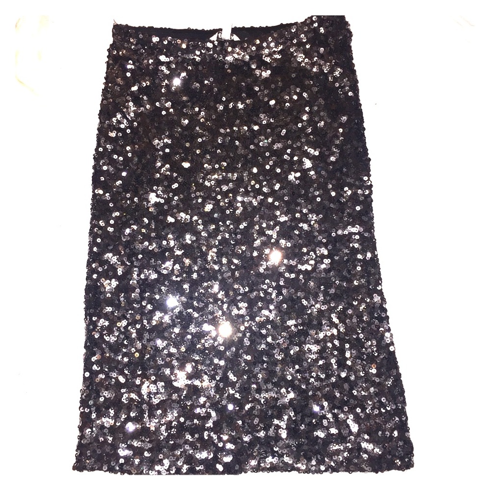 BB Dakota Sequin Pencil Skirt